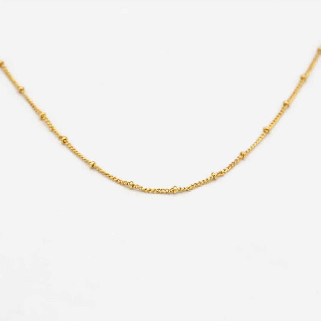 Personalized Necklace mit zwei Anhängern (wasserfest) - D