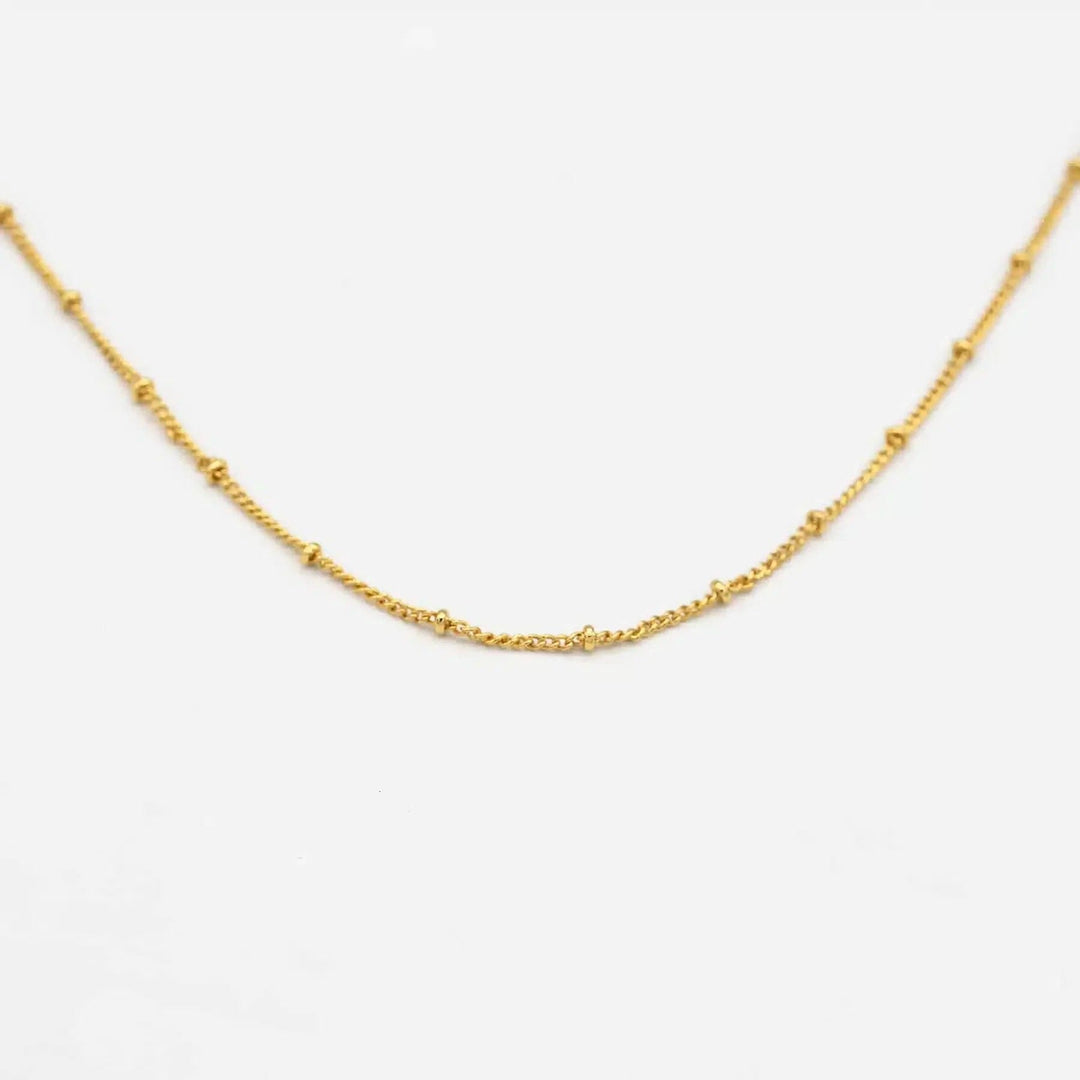 Personalized Necklace mit zwei Anhängern (wasserfest) - C