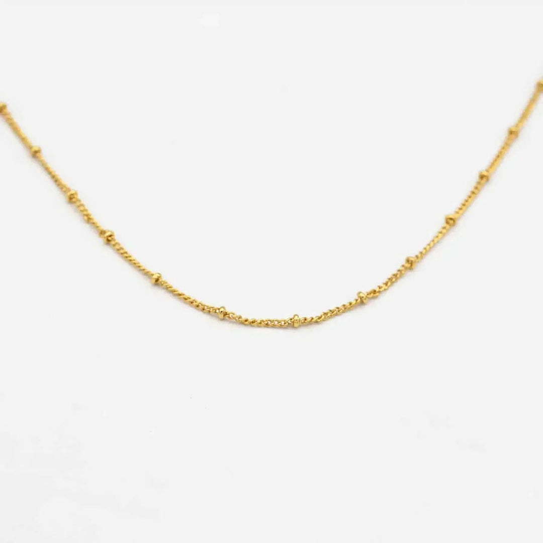 Personalized Necklace mit zwei Anhängern (wasserfest) - F