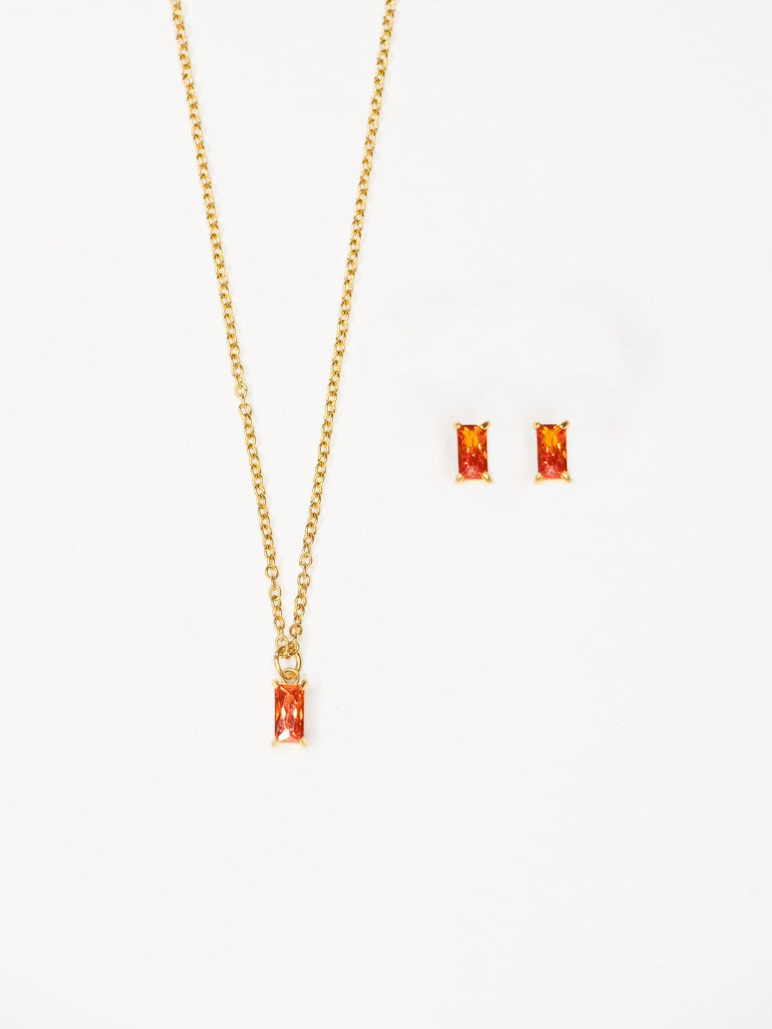 Hannah Necklace Studs Set (waterproof)