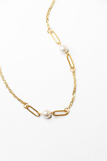 Brooklyn Pearl Necklace - Halskette (wasserfest)