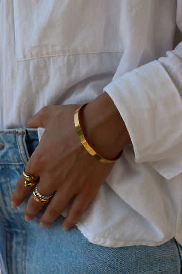 Lisa Karma Bangle - Armreif (wasserfest)