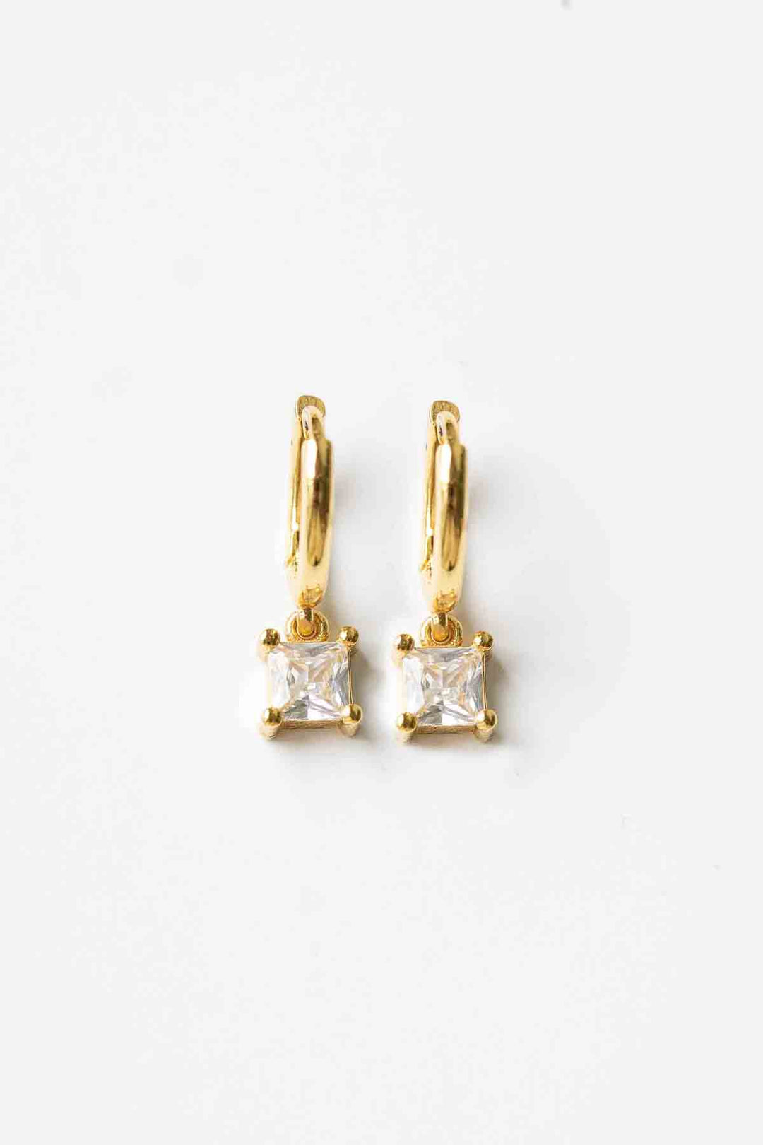 Click Hoop Square Crystal - Creolen (wasserfest)