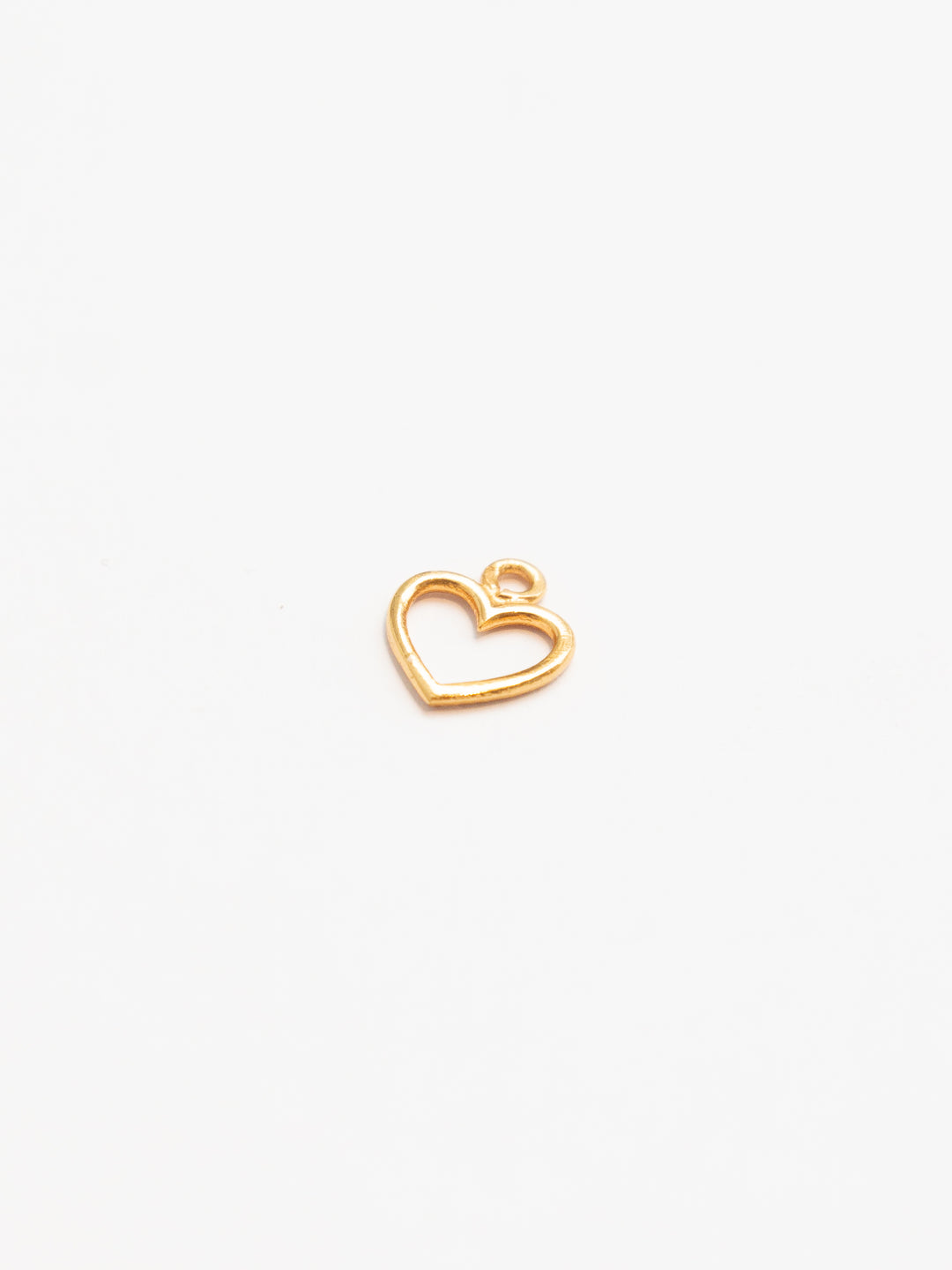 Personalized Simple Heart Charm - Anhänger (wasserfest)