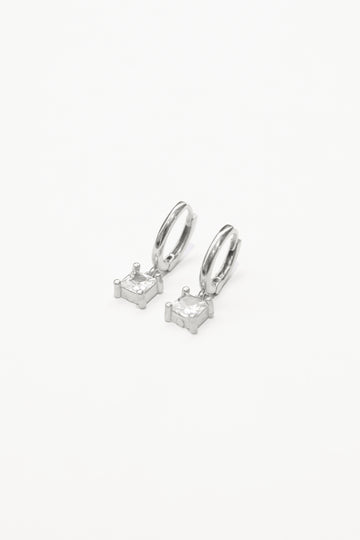 Click Hoop Square Crystal - Creolen (wasserfest)