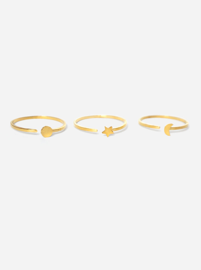Friendship Kosmos Ring Set (wasserfest)