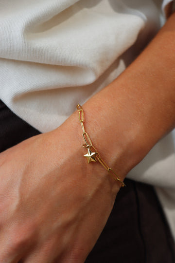 Personalized Bold Star Charm - Anhänger (wasserfest)