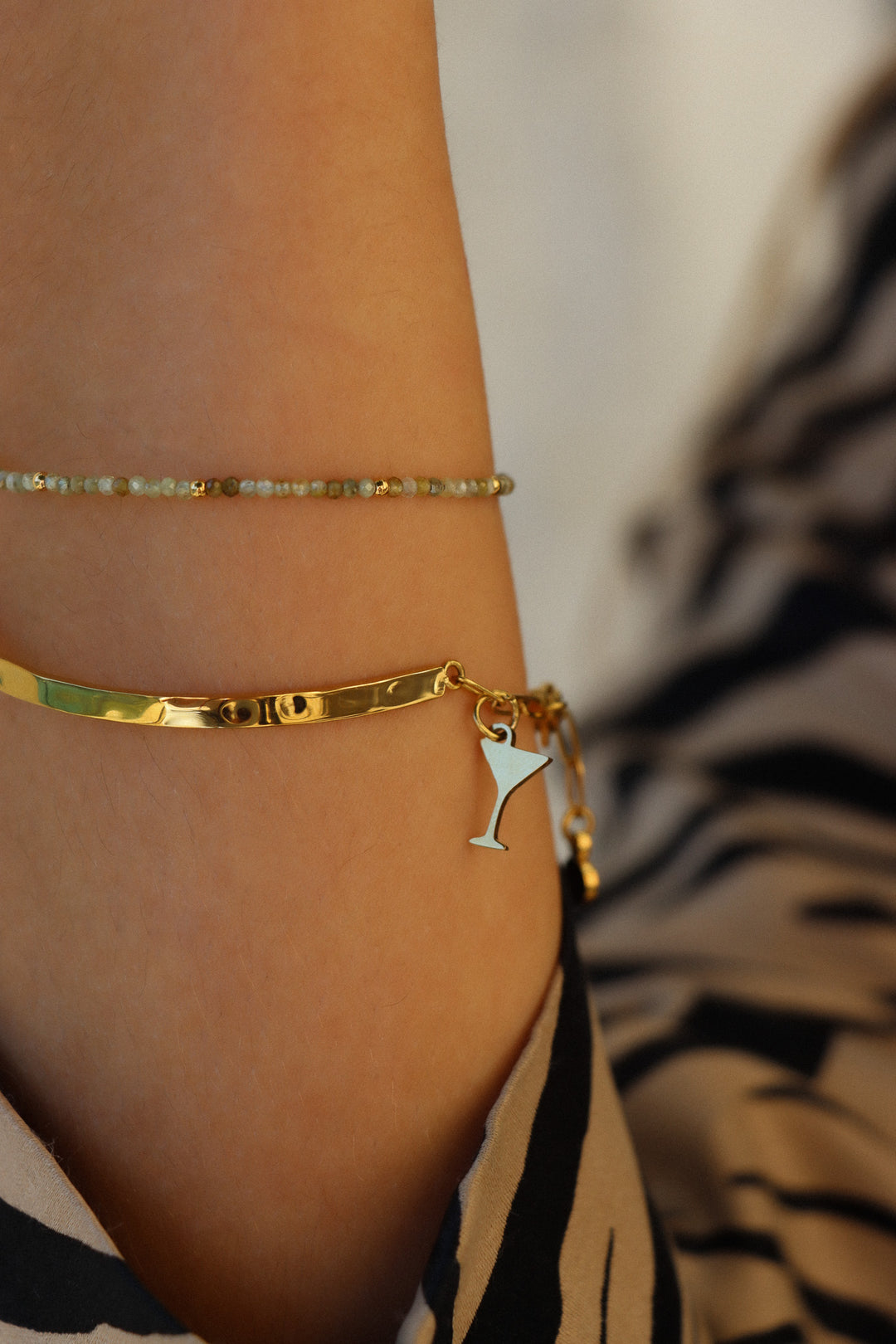 Personalized Martini Charm - Anhänger (wasserfest)