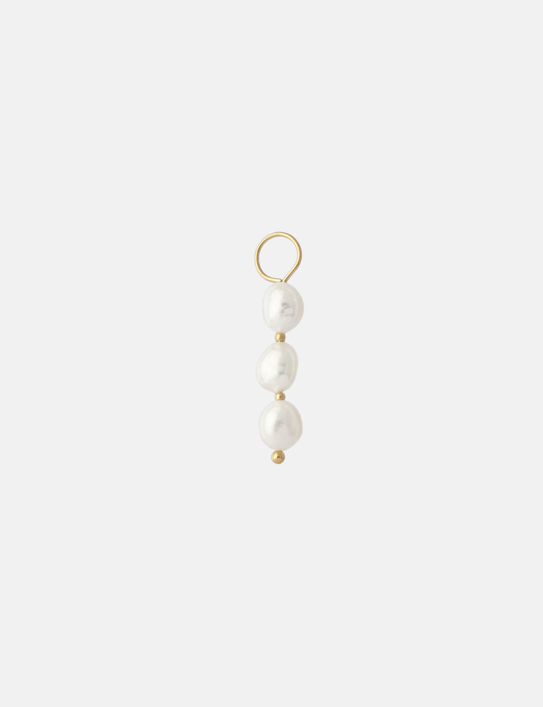 Personalized 3 Pearls Charm - Anhänger (wasserfest)
