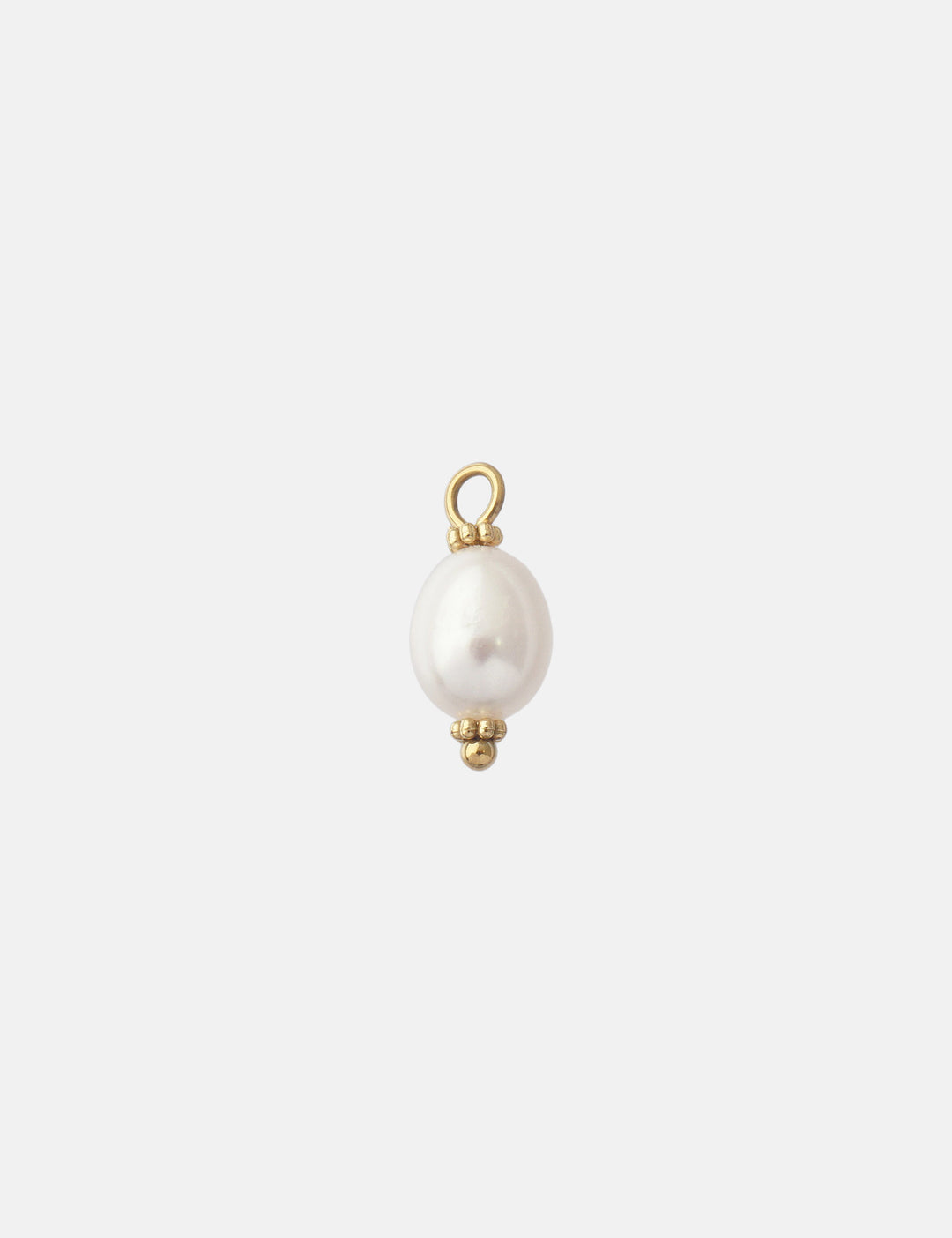 Personalized Dotted Pearl Charm - Anhänger (wasserfest)