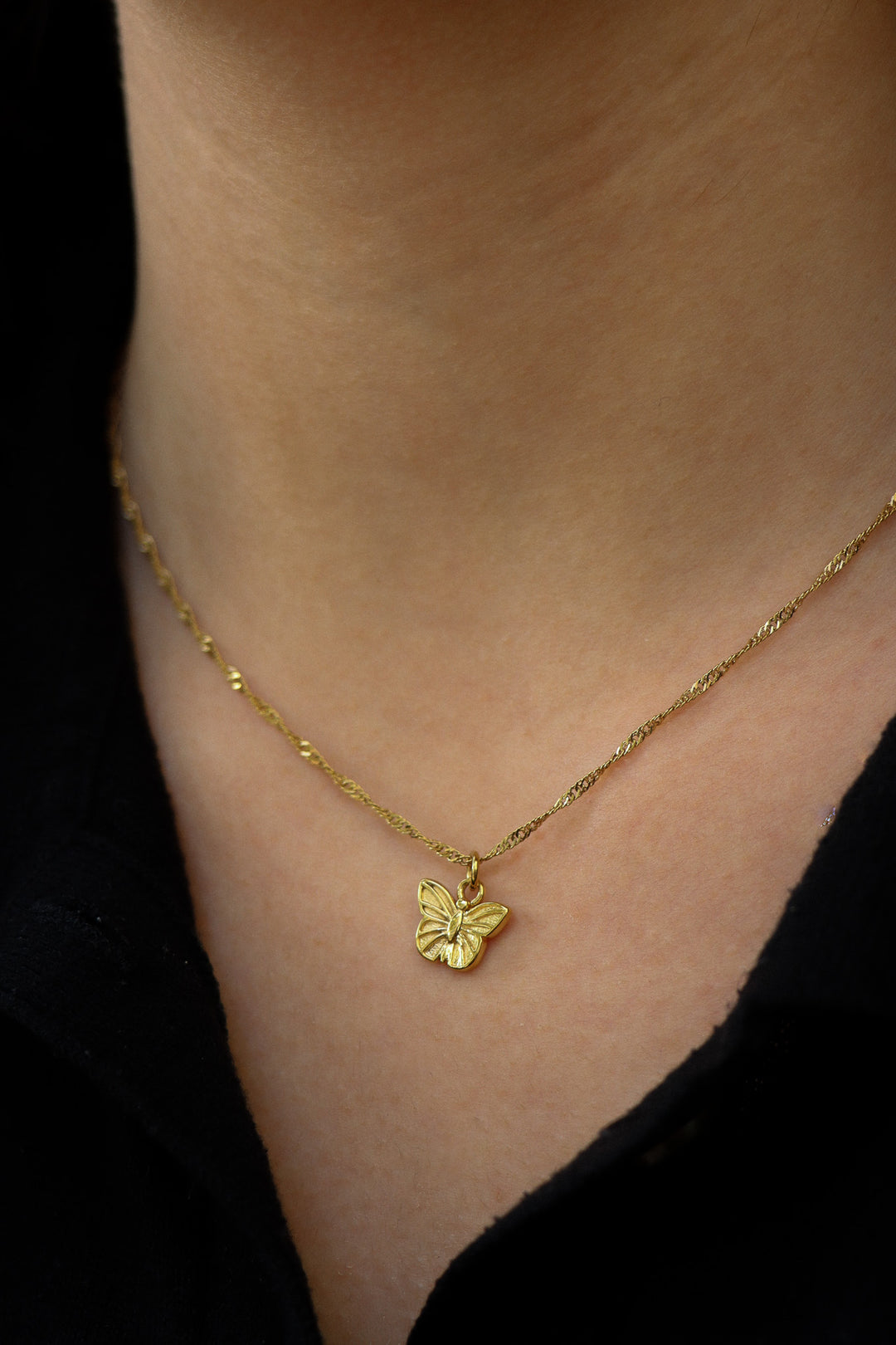 Personalized Butterfly Charm - Anhänger (wasserfest)