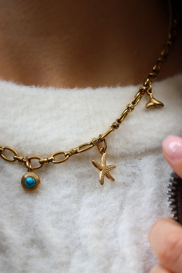 Personalized Seestern Charm (matt) - Anhänger (wasserfest)