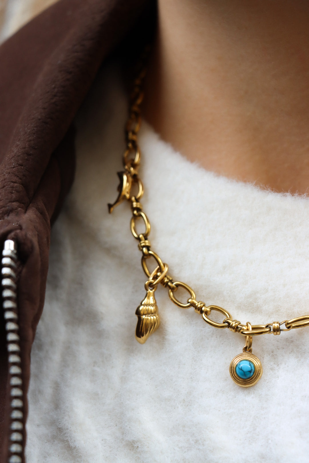 Personalized Wellhornschnecke Charm - Anhänger (wasserfest)