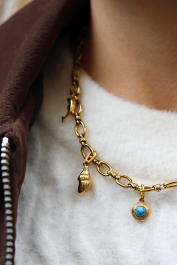 Personalized Wellhornschnecke Charm - Anhänger (wasserfest)