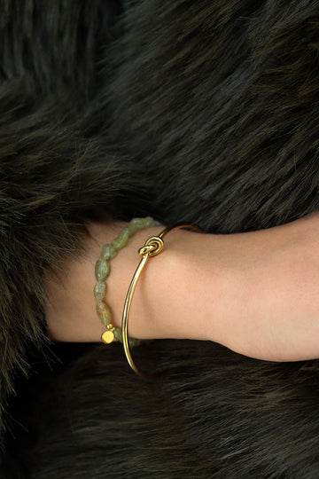 Lya Knot Bangle - Armreif