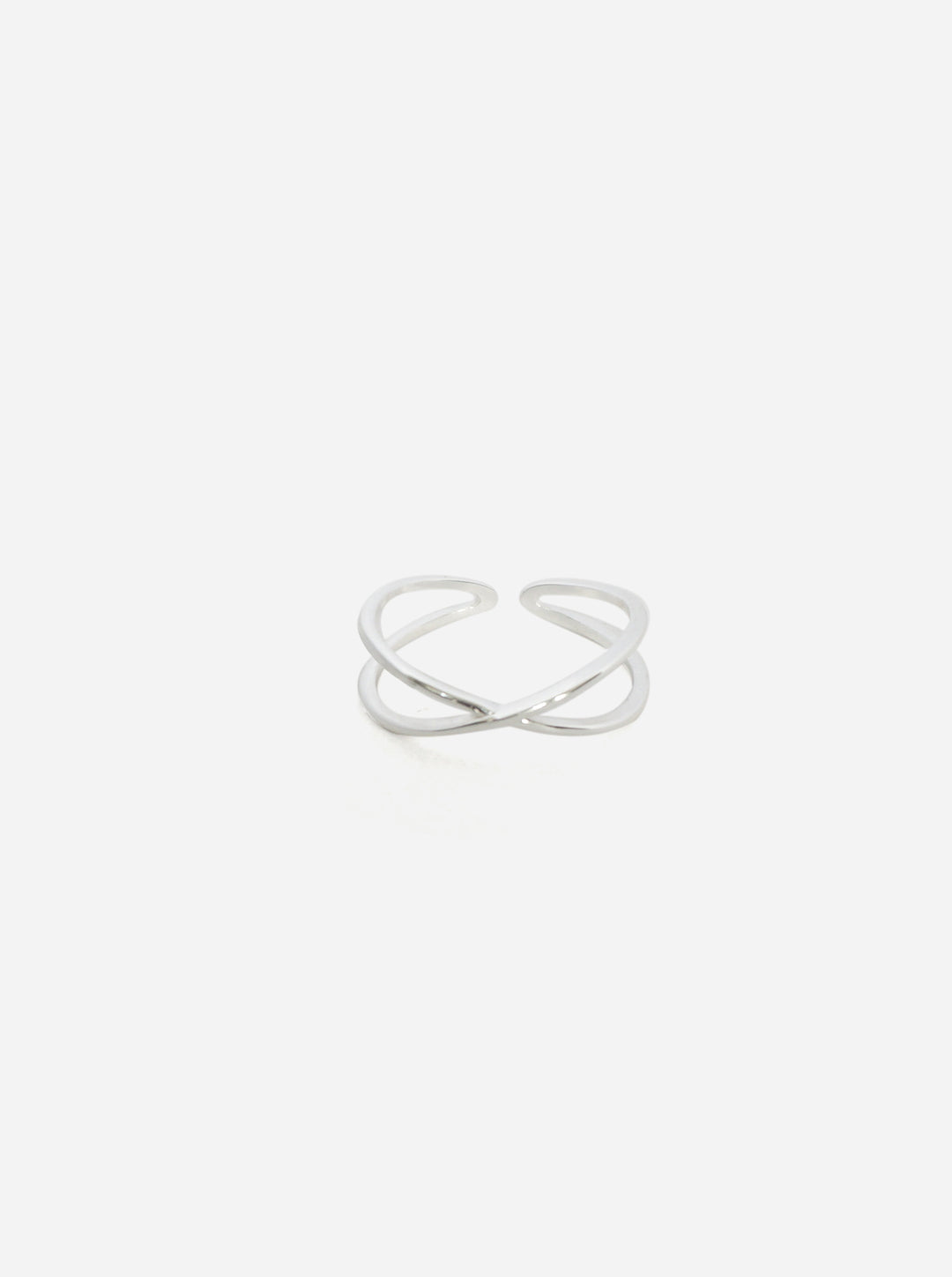 Basic Crossed Ring - Fingerring (wasserfest)