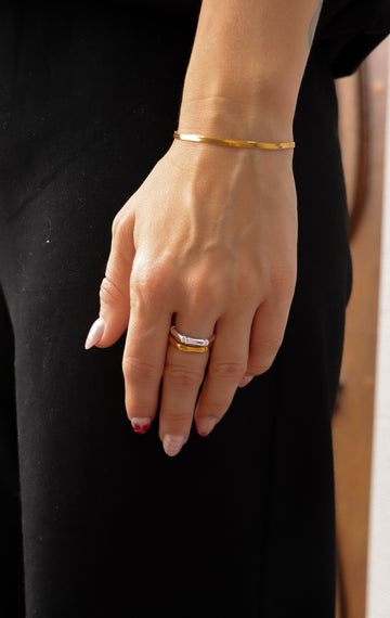 Bamboo Ring Bicolor Set (wasserfest)