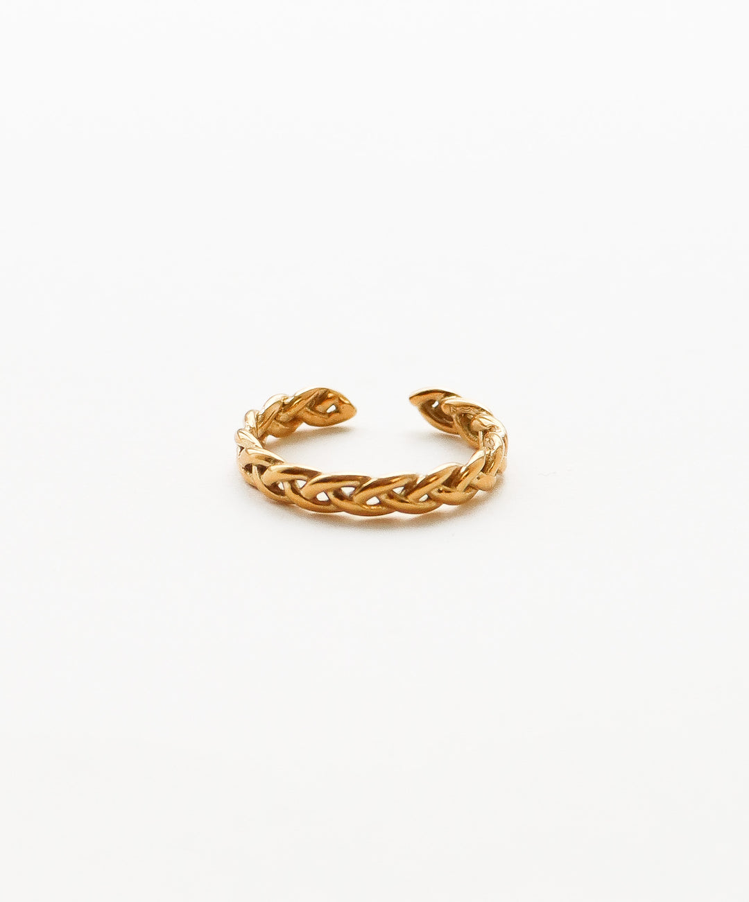 Bold Braided Ring - Fingerring (wasserfest)