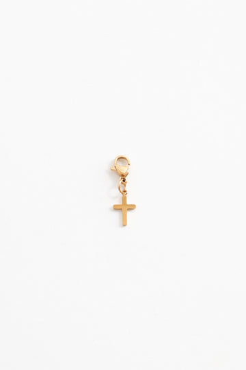 Personalized Lil Cross Charm - Anhänger (wasserfest)