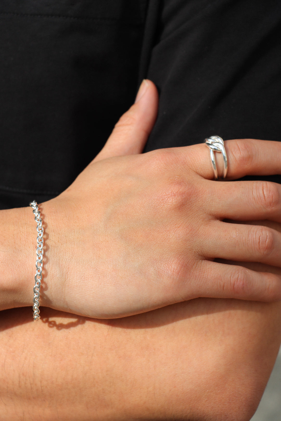 Endless Knot Ring - Fingerring Men (wasserfest)