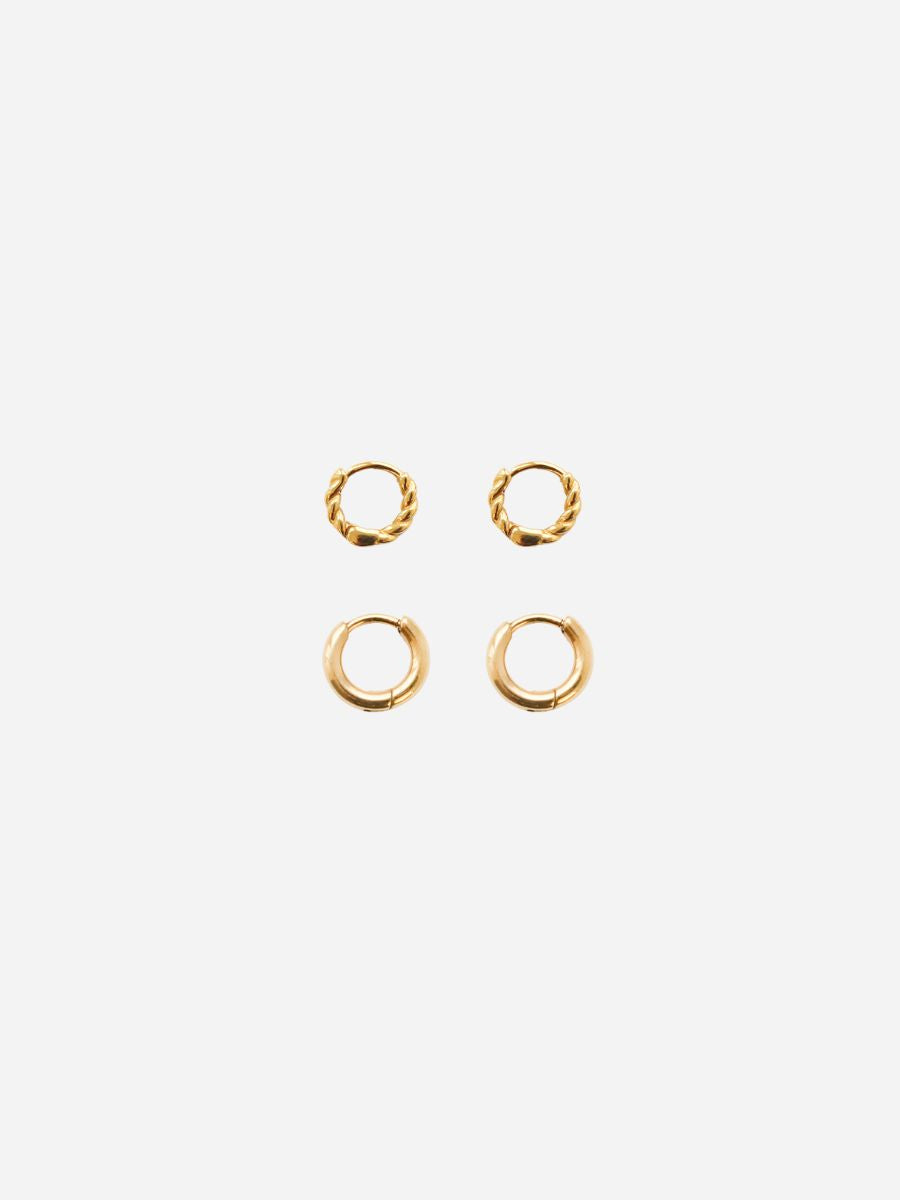 Everyday Ava Mia Hoops - Earstacking Set (wasserfest)