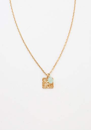 Personalized Lhamo Stone Necklace -  Halskette (wasserfest)