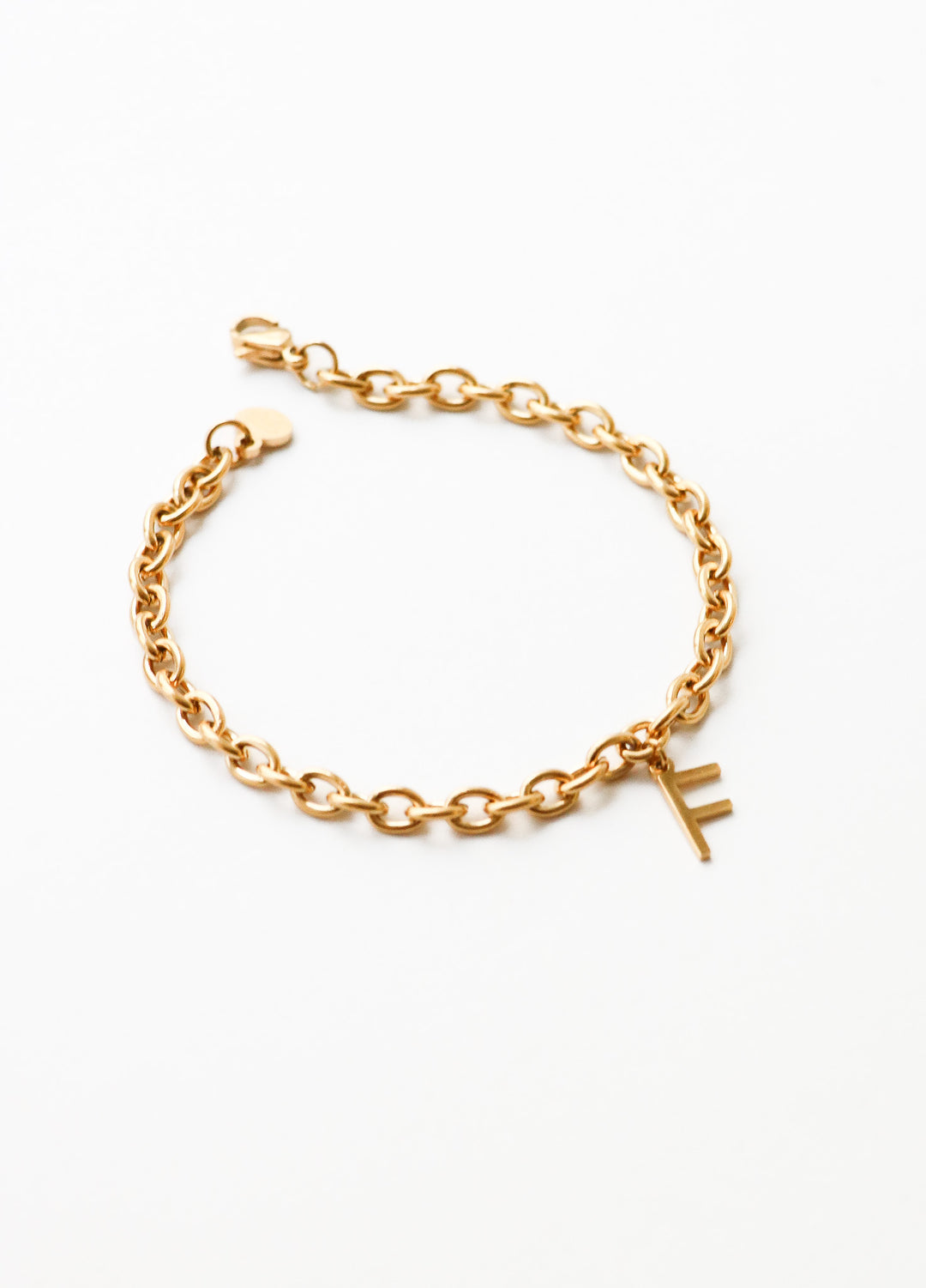 Personalized Frieda Letter Bracelet - Armkette (wasserfest)