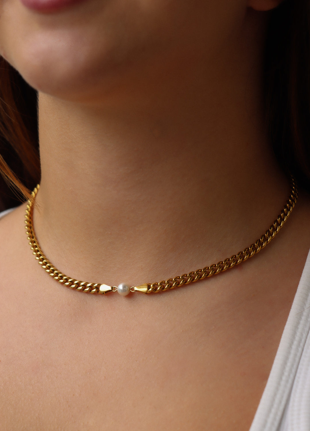 Connected Cuba Pearl Necklace - Halskette (wasserfest)