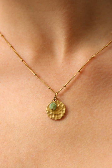 Personalized My Satellite Coin Boho Necklace - Halskette (wasserfest)