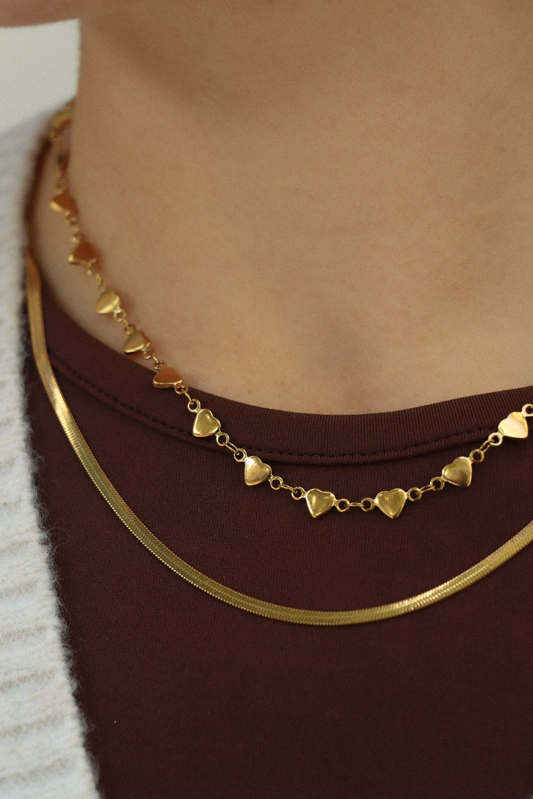 Full Hearts Necklace - Halskette (wasserfest)