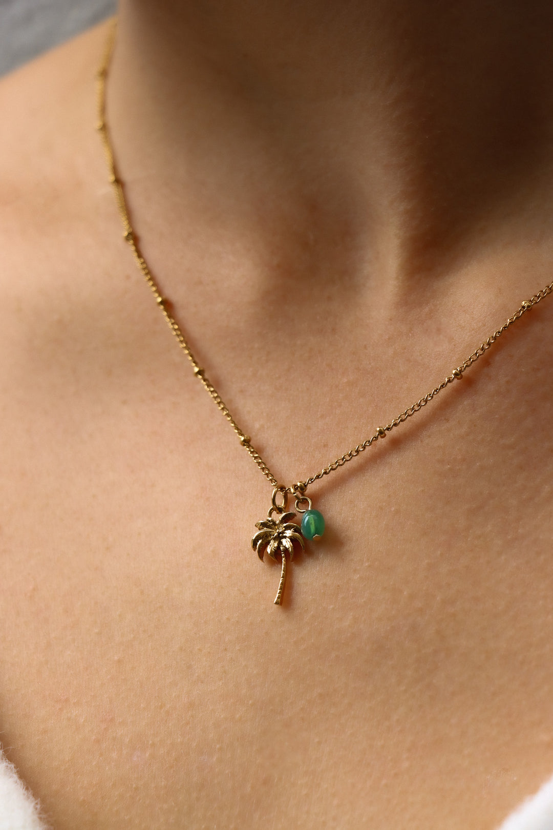 Personalized Palmtree Charm - Anhänger (wasserfest)