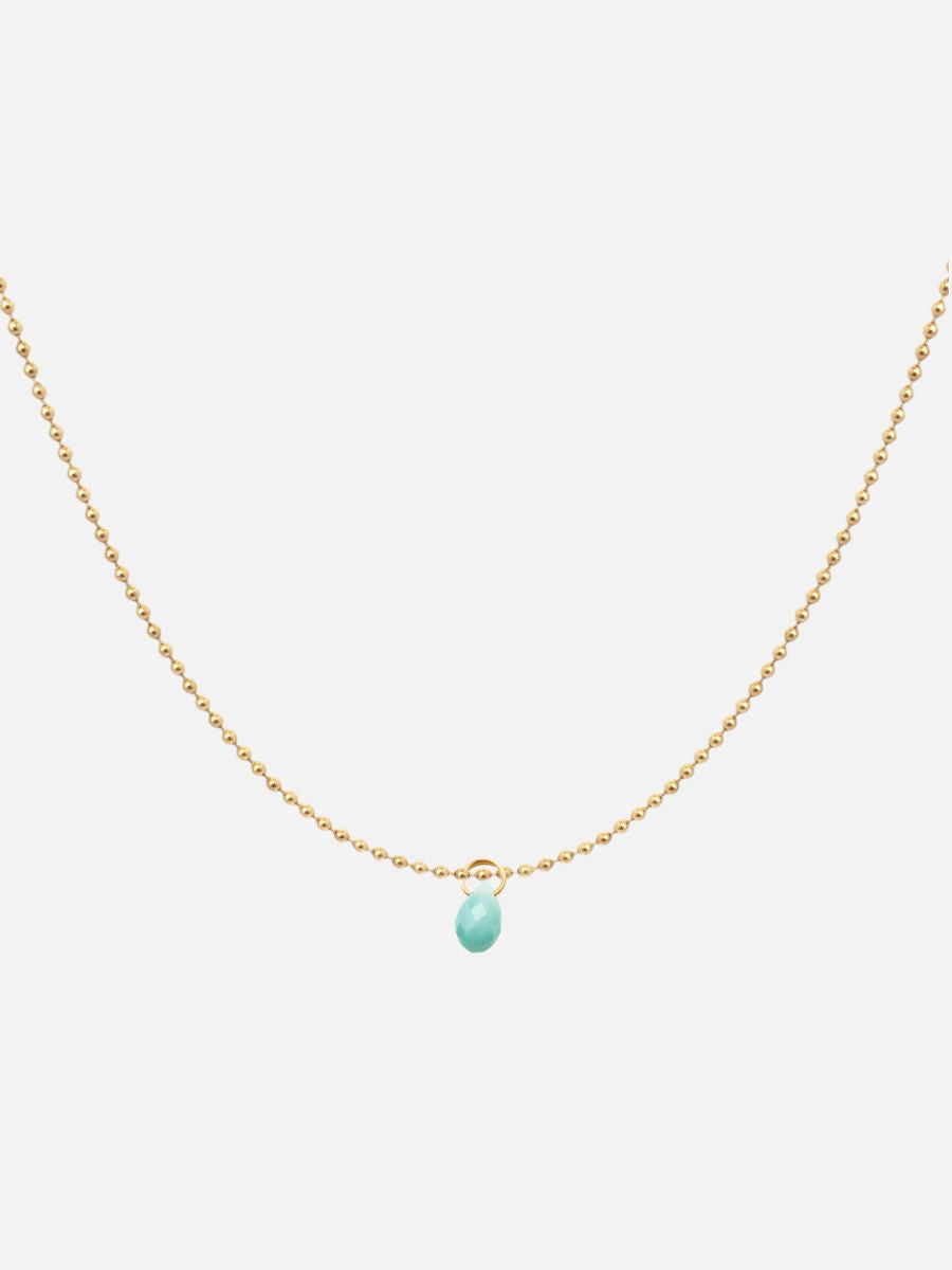 Personalized Maya Moon Love Necklace - Halskette (wasserfest)