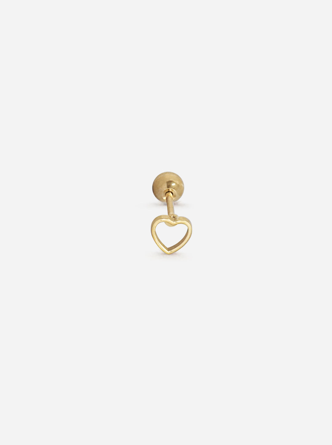 Heart Piercing Stud (wasserfest)