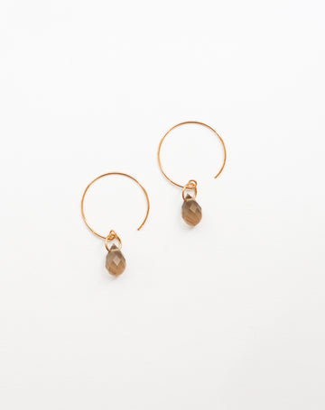 Personalized Moon Love Earring - Ohrringe (wasserfest)