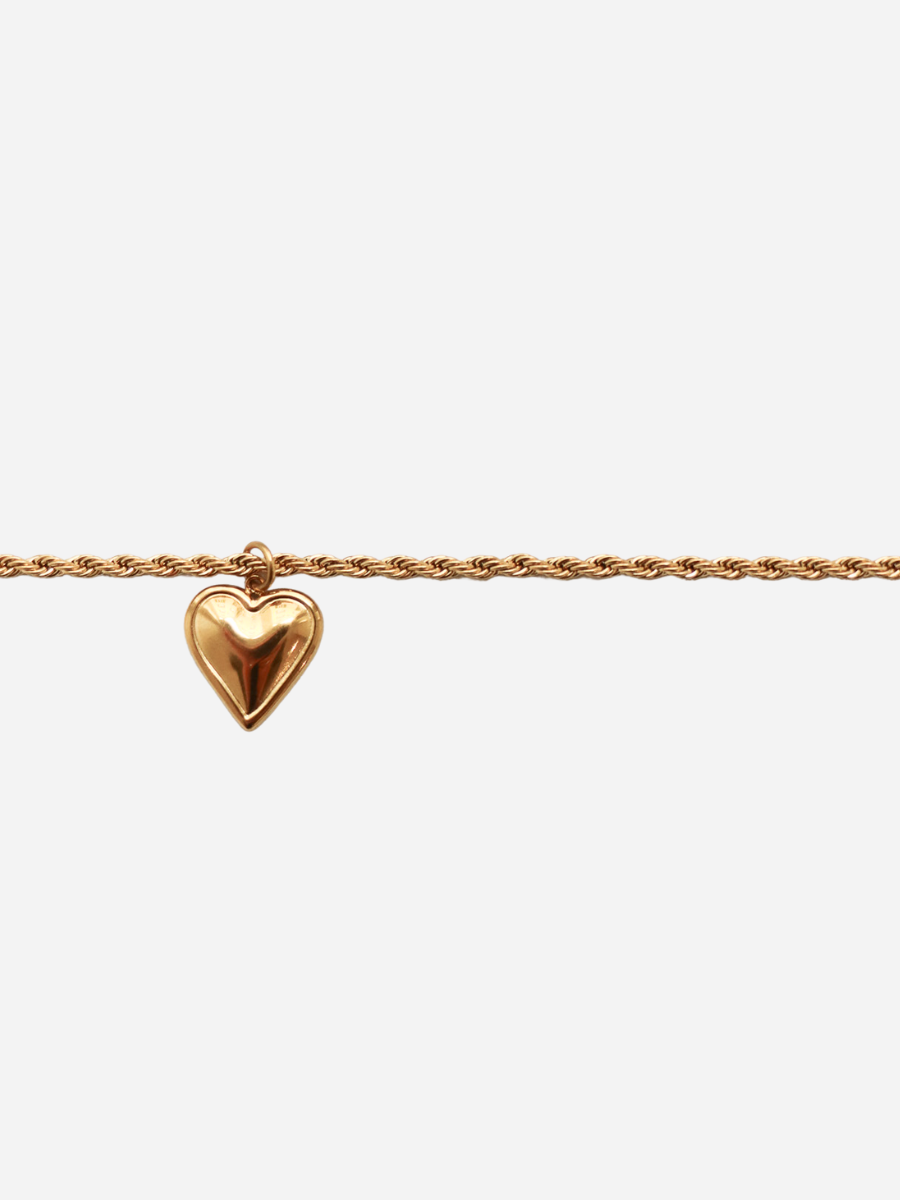 Ria Big Heart Bracelet - Armkette (wasserfest)