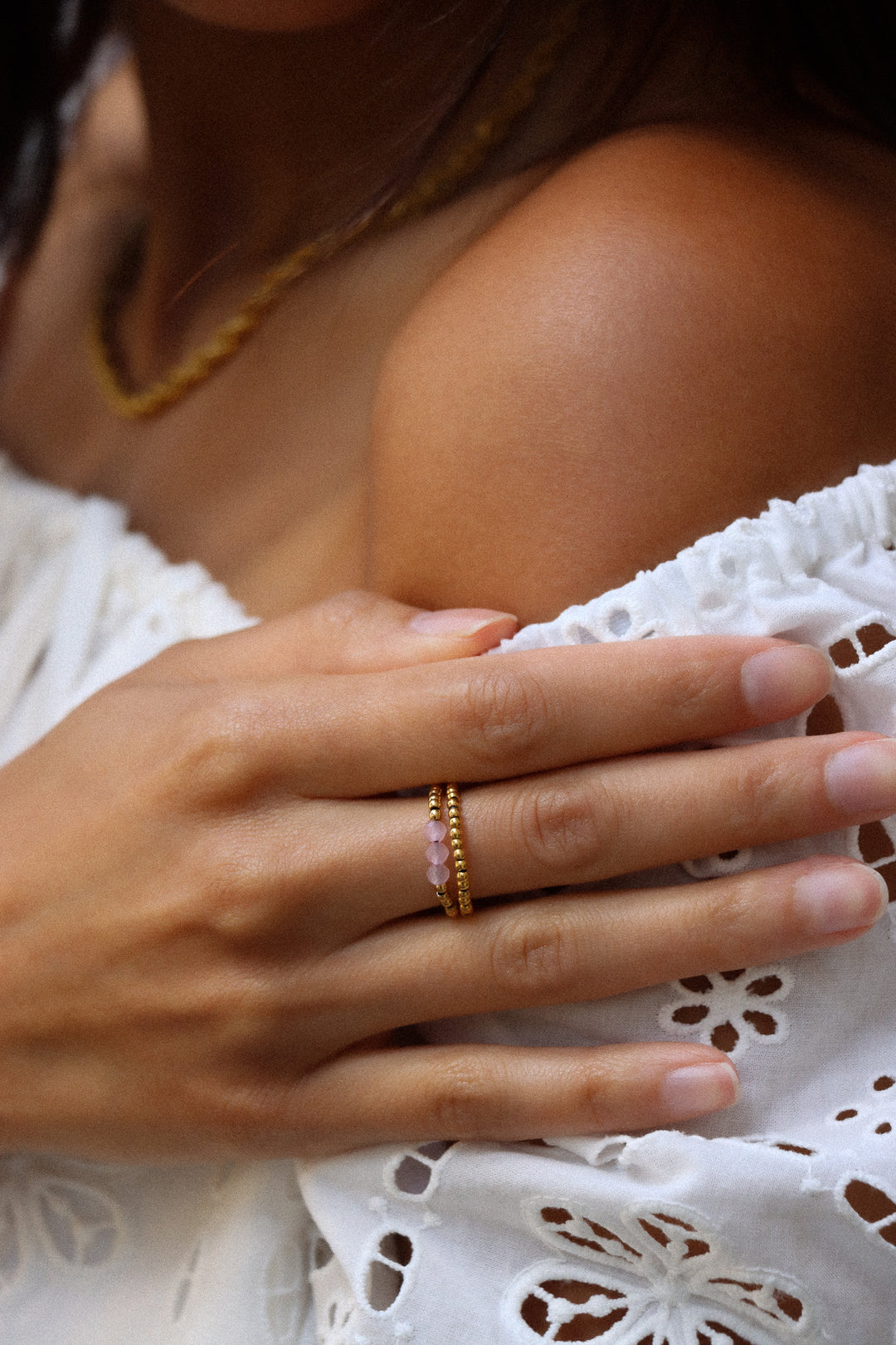 Sia Stone Ring - Fingerring (wasserfest)