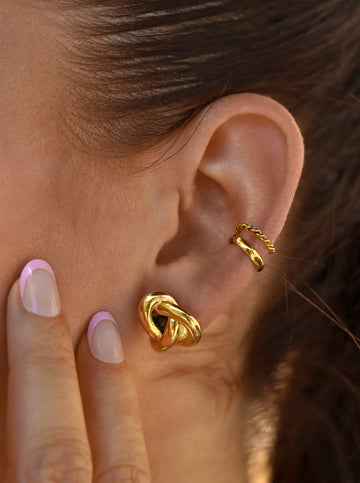 Mia Twisted Earcuff - Ohrklemme (wasserfest)