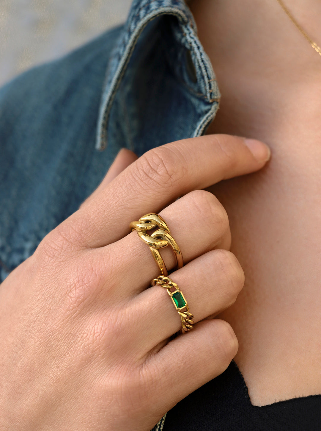 Endless Cubana Ring Set (wasserfest)