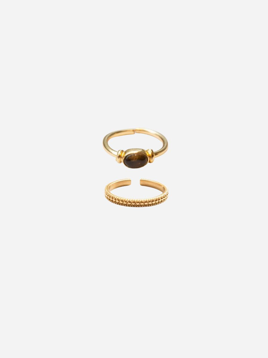 Vintage Stone India Ring Set (wasserfest)