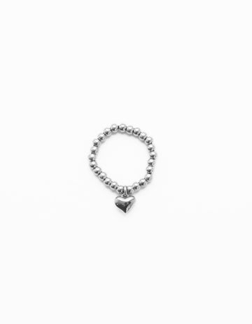 Sia Bold Heart Ring - Fingerring (wasserfest)