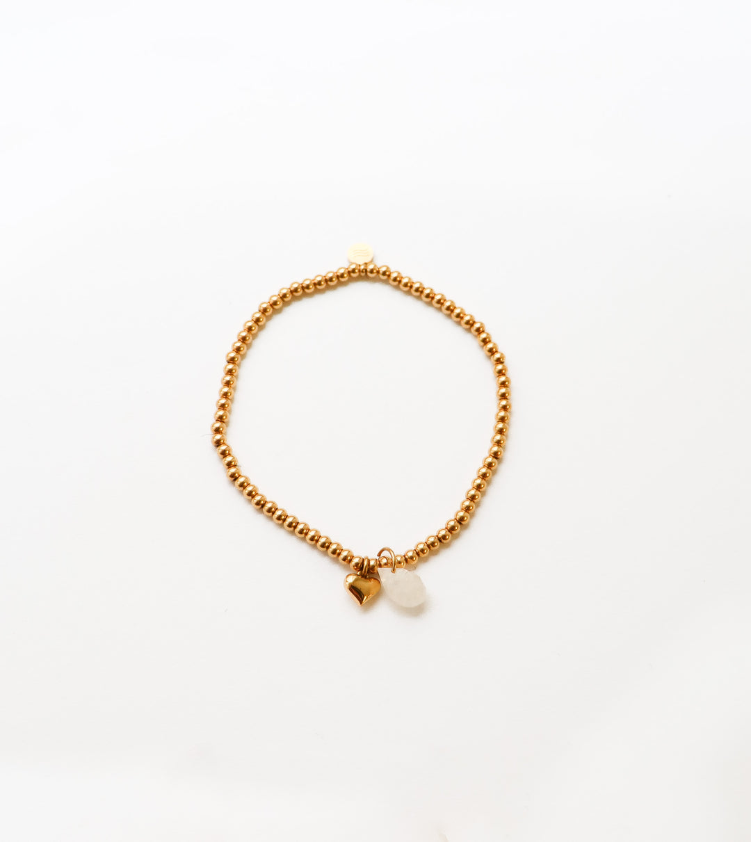 Personalized Sia Bold Heart Stone Bracelet - Armkette (wasserfest)