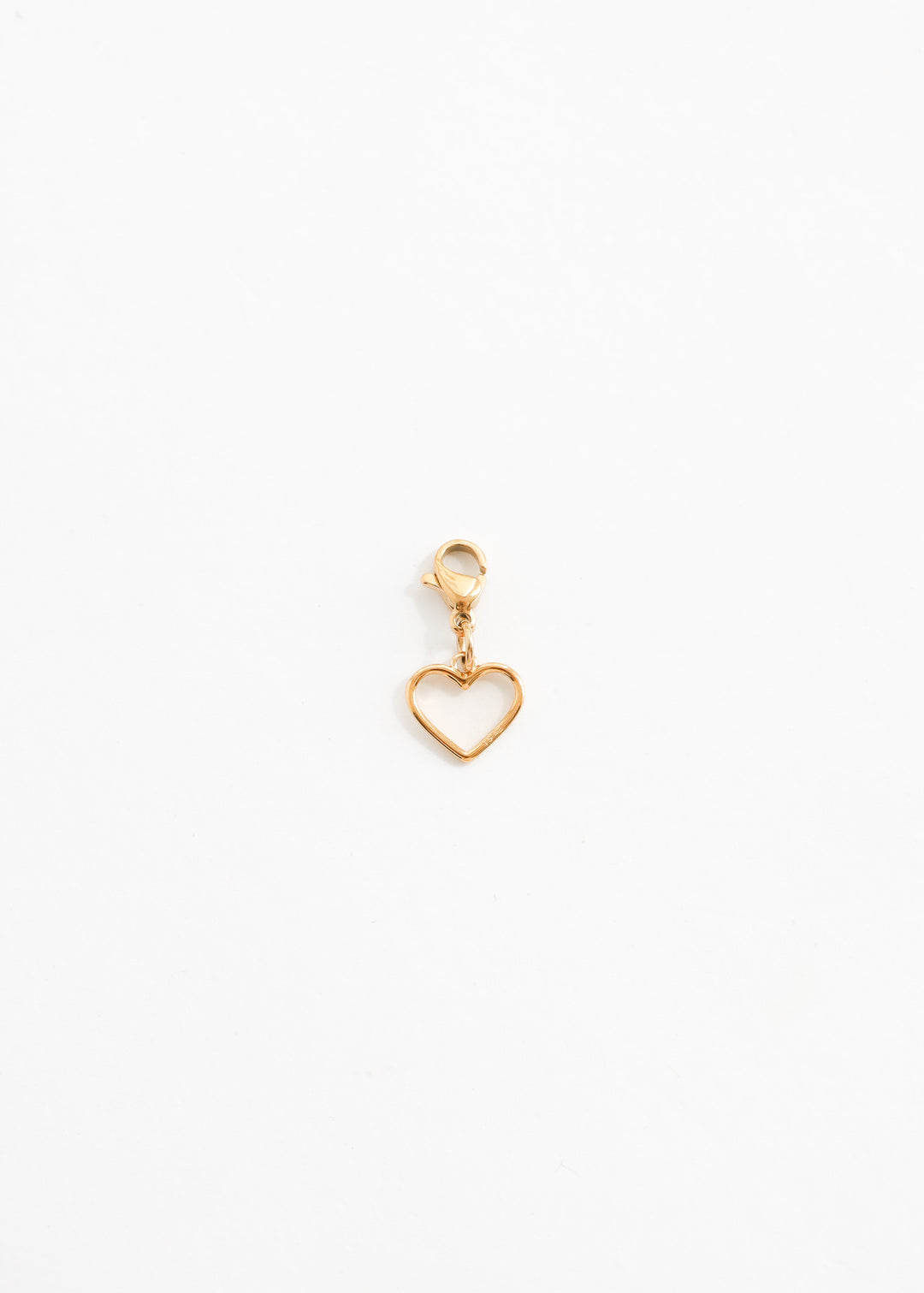 Personalized Simple Heart Charm - Anhänger (wasserfest)