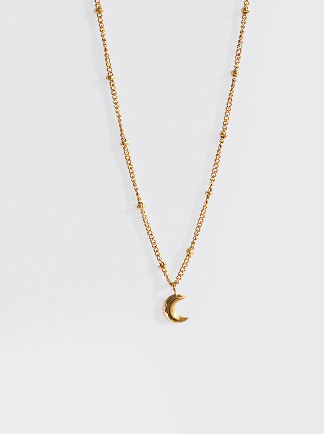 Small Moon Necklace - Halskette (wasserfest)
