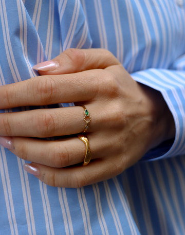 Tribeca Ring - Fingerring (wasserfest)