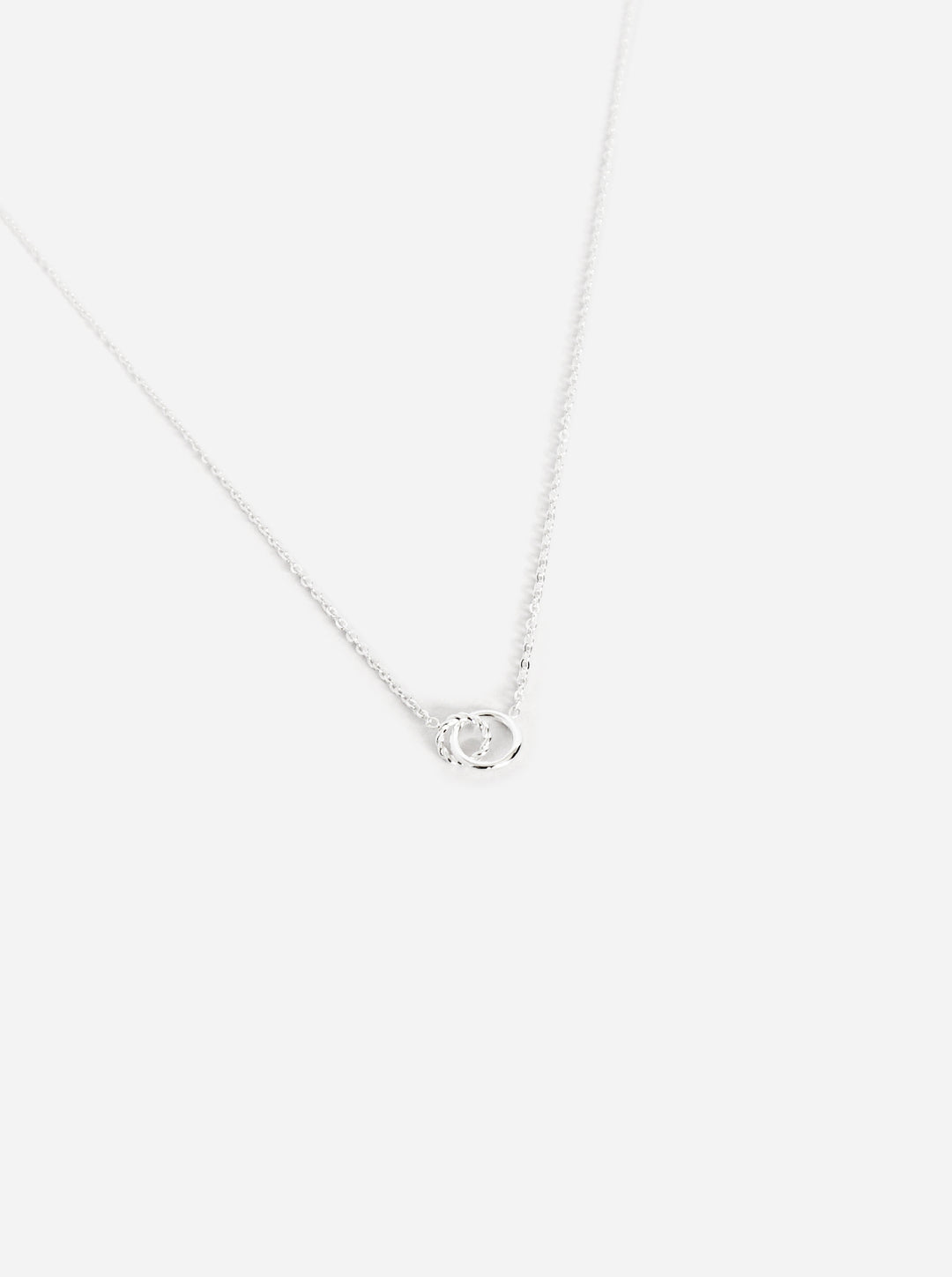 Two Circles Twisted Necklace - Halskette (wasserfest)