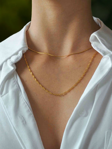 Valeria Amélie Necklace - Halsketten Layering Set (wasserfest)