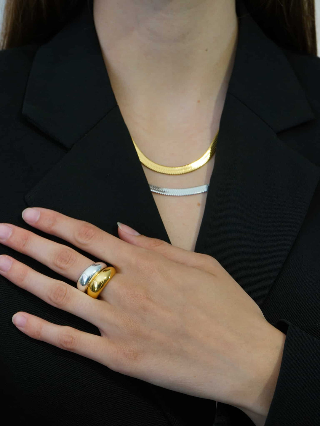 Lu Ring Bicolor Set (wasserfest)