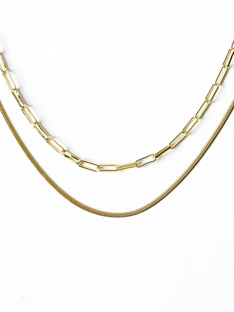 Amélie Brooklyn Necklace - Halsketten Layering Set (wasserfest)