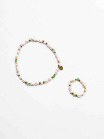 Santorini Bracelet Ring Set (wasserfest)