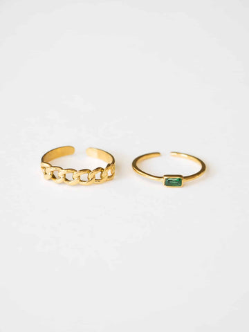 Ariana Hannah Ring Set (wasserfest)